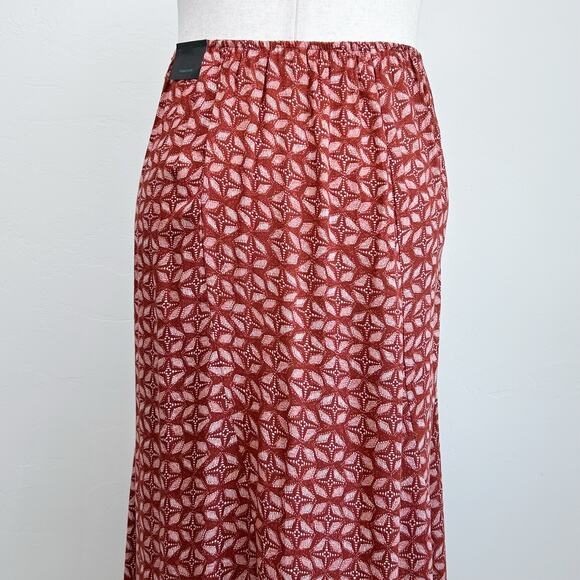 Maurices Rust Orange Boho Long Maxi Skirt NWT - Picture 7 of 8